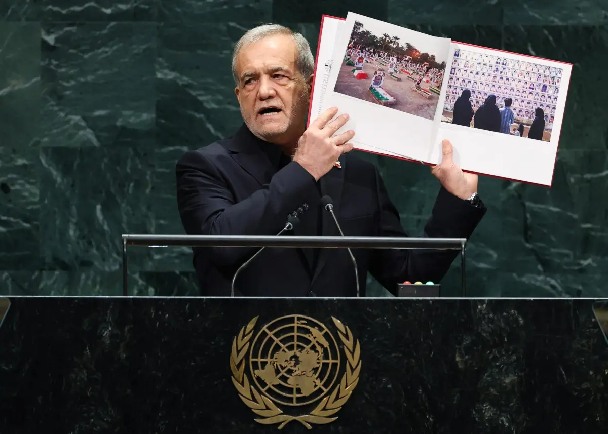 'We do not wish to continue. It's America that must choose': Iran president Pezeshkian calls on US to end war