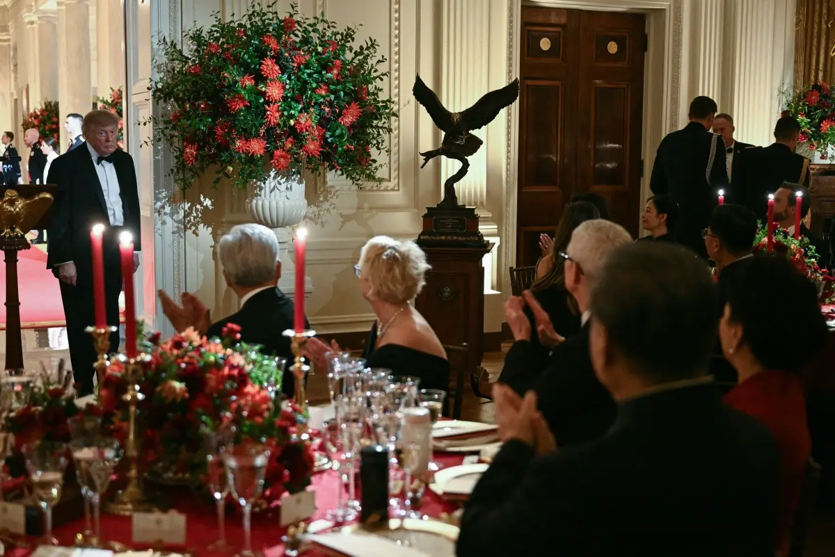 Trump gifts Xi a bald eagle sculpture at White House dinner: Here’s what it symbolises