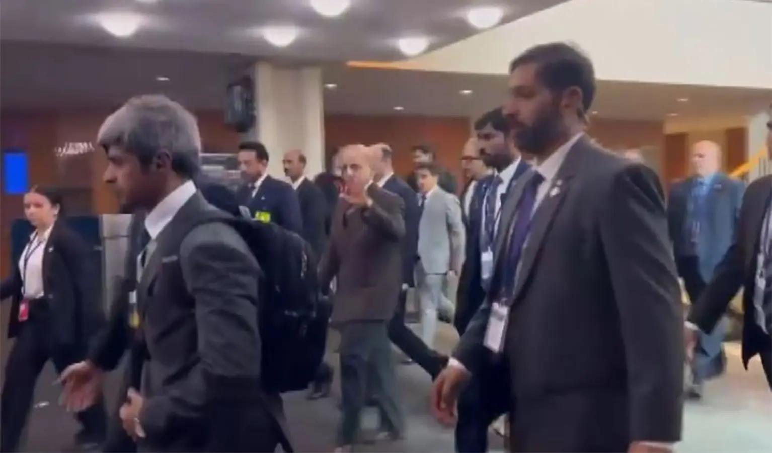 WATCH: Pak PM Shehbaz Sharif refuses to answer on Hafeez Sayeed, walks away