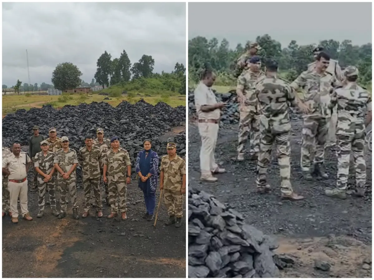 CISF seizes 250 tonnes of Grade-9 coal near Phulbasia siding in Jharkhand CISF seizes 250 tonnes of Grade-9 coal near Phulbasia siding in Jharkhand