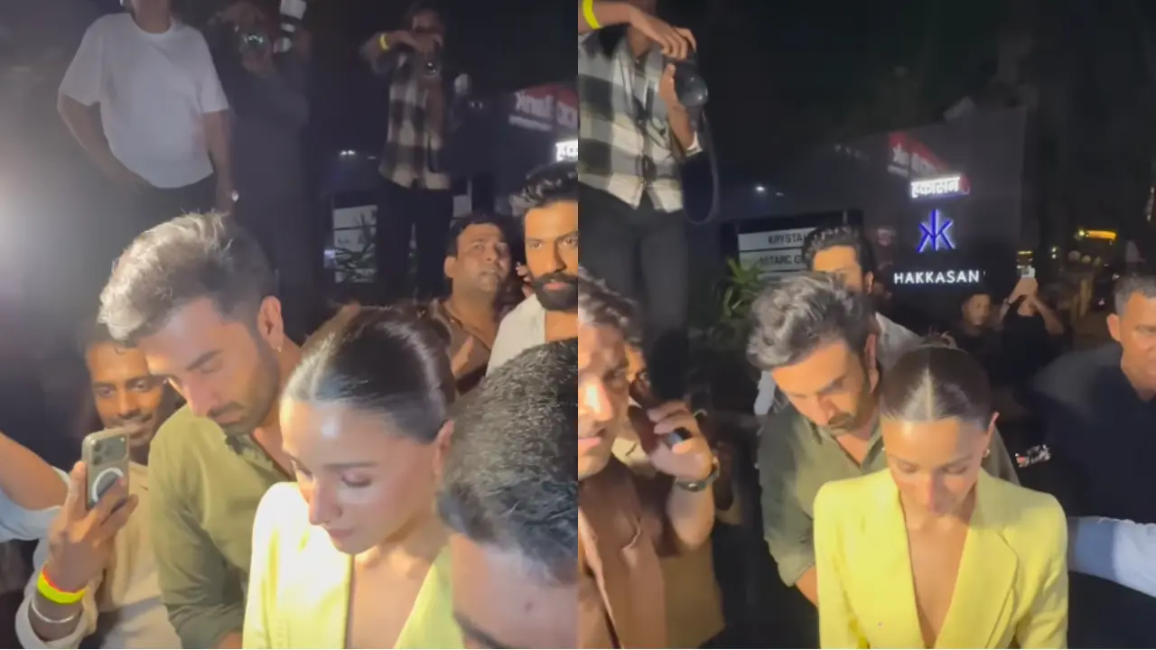 Ranbir Kapoor loses patience with paparazzi after Love & War dinner with Alia Bhatt, Vicky Kaushal | Watch