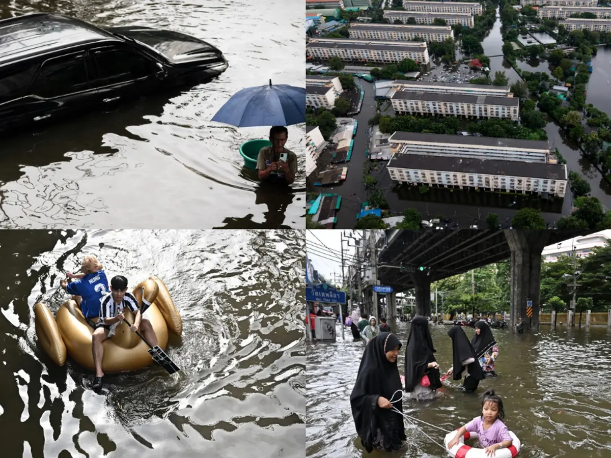 ANSEHEN | Von versunkenen Autos bis hin zu Jetskis auf überfluteten ...