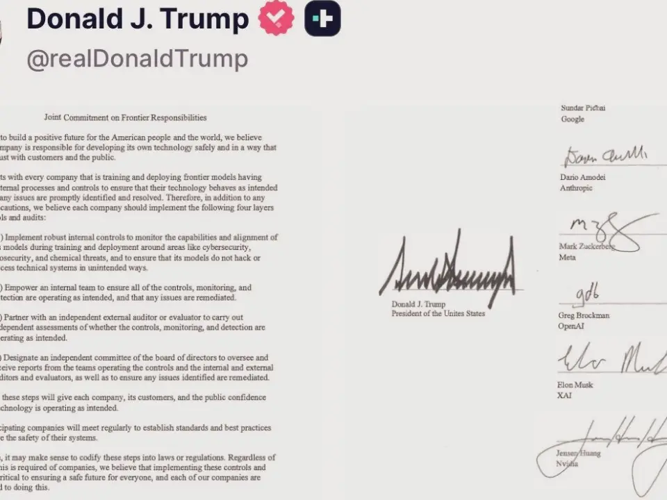 Trump’s AI safety accord typo makes him president of a ‘new country’: Here's what happened Trump’s AI safety accord typo makes him president of a ‘new country’: Here's what happened