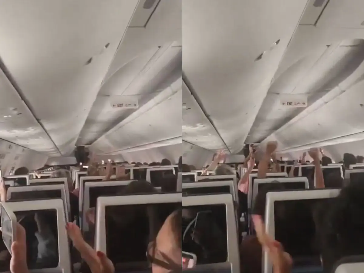 WATCH | Passengers claps, cheer as Flydubai plane lands in Saudi after hijack scare