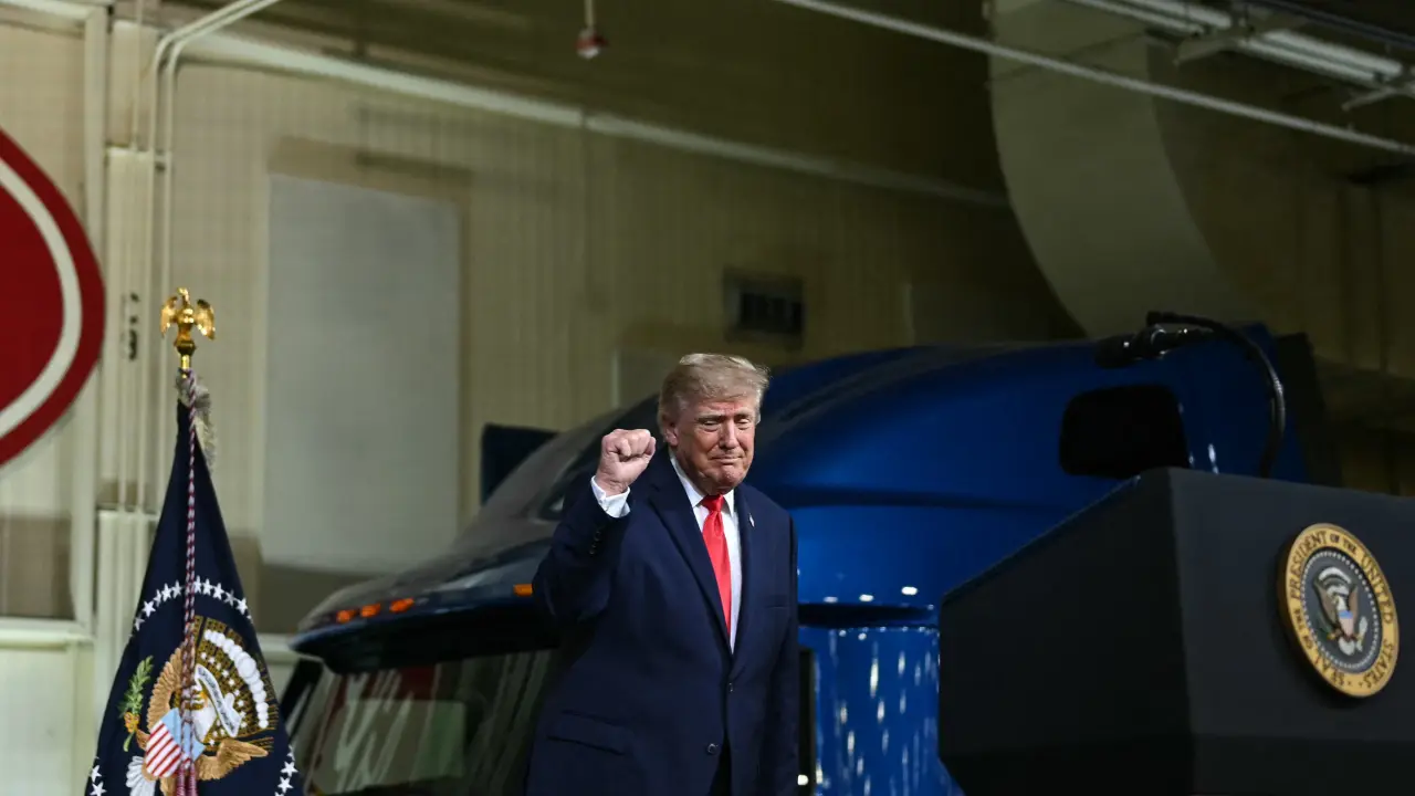 Trump in Denton, Texas claims truck shipments hit the 'highest in history' under him - 'They're beautiful'