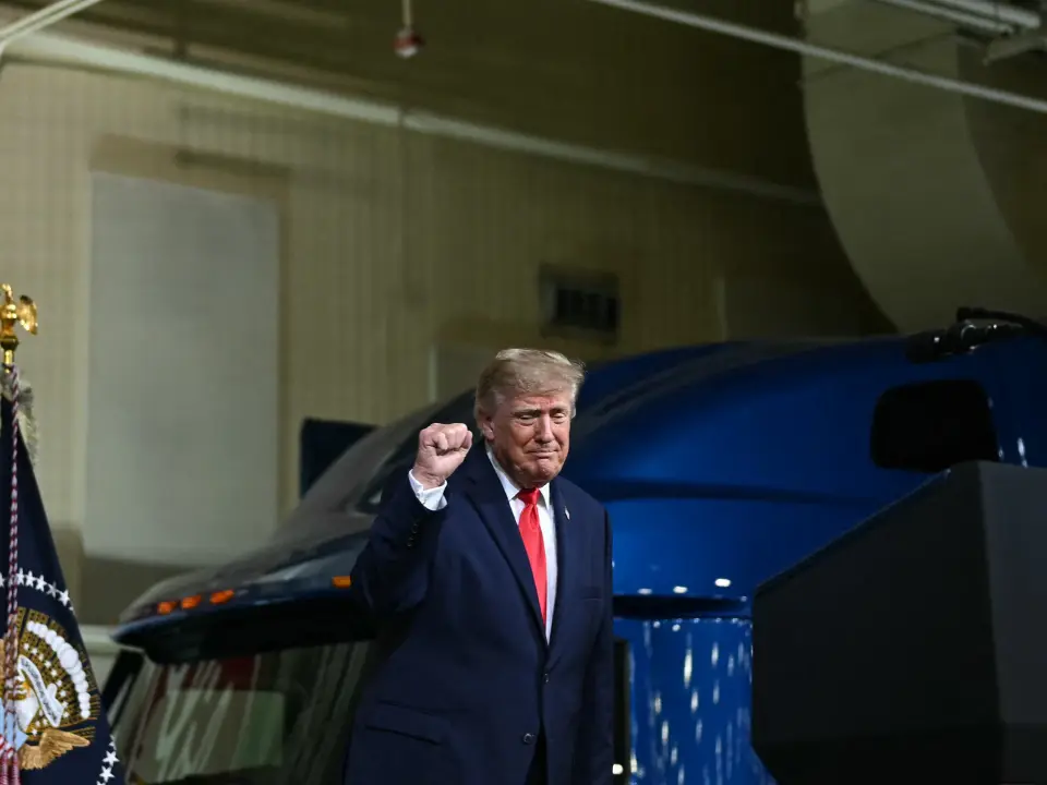 Trump in Denton, Texas claims truck shipments hit the 'highest in history' under him - 'They're beautiful' Trump in Denton, Texas claims truck shipments hit the 'highest in history' under him - 'They're beautiful'