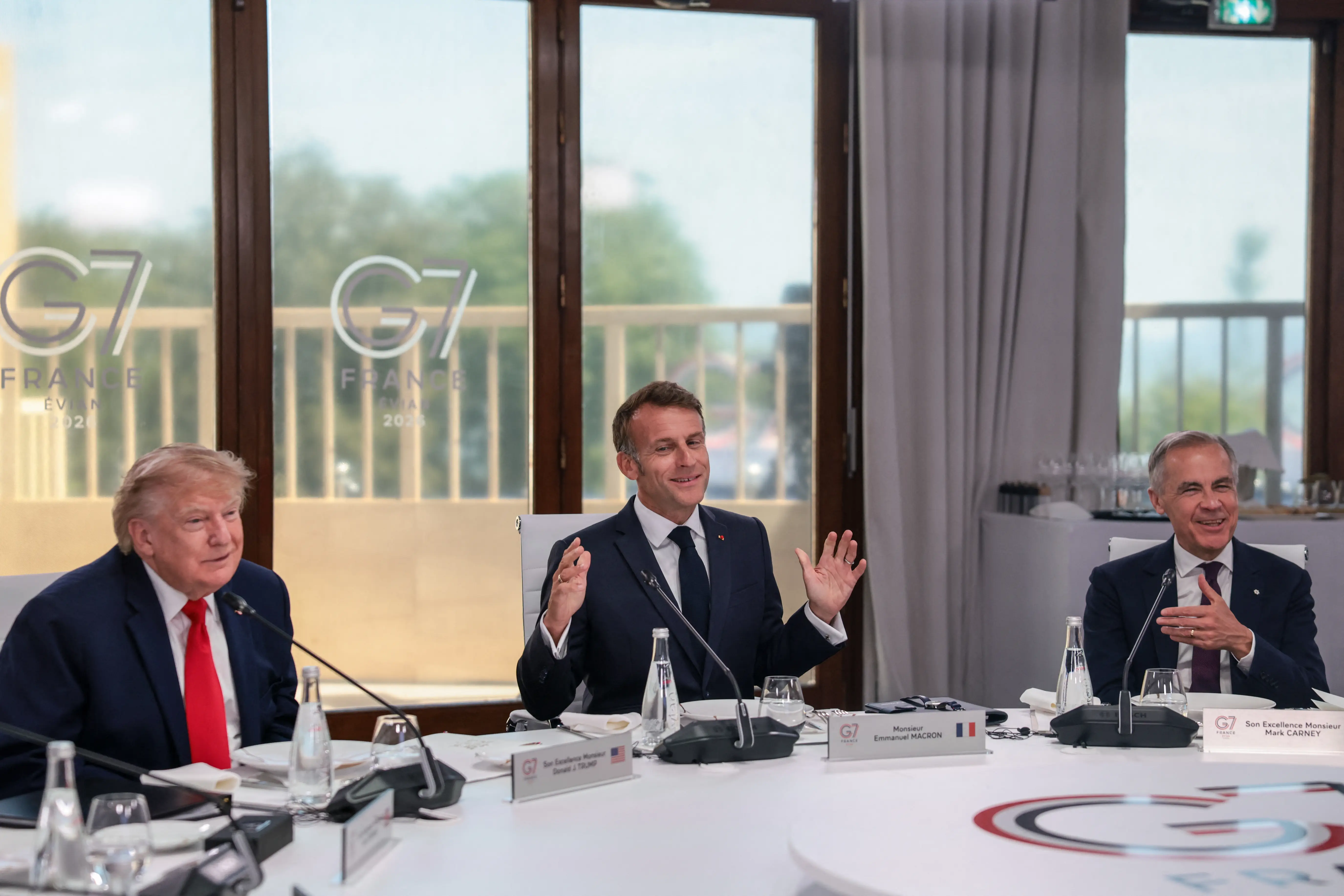 Amid rising fuel prices, France to convene G7 leaders virtual meet on energy supplies; Macron speaks to Trump, Carney