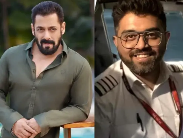 Salman Khan salutes Captain Smit Machchhar: 'Will be a pleasure to fly with you' Salman Khan salutes Captain Smit Machchhar: 'Will be a pleasure to fly with you'