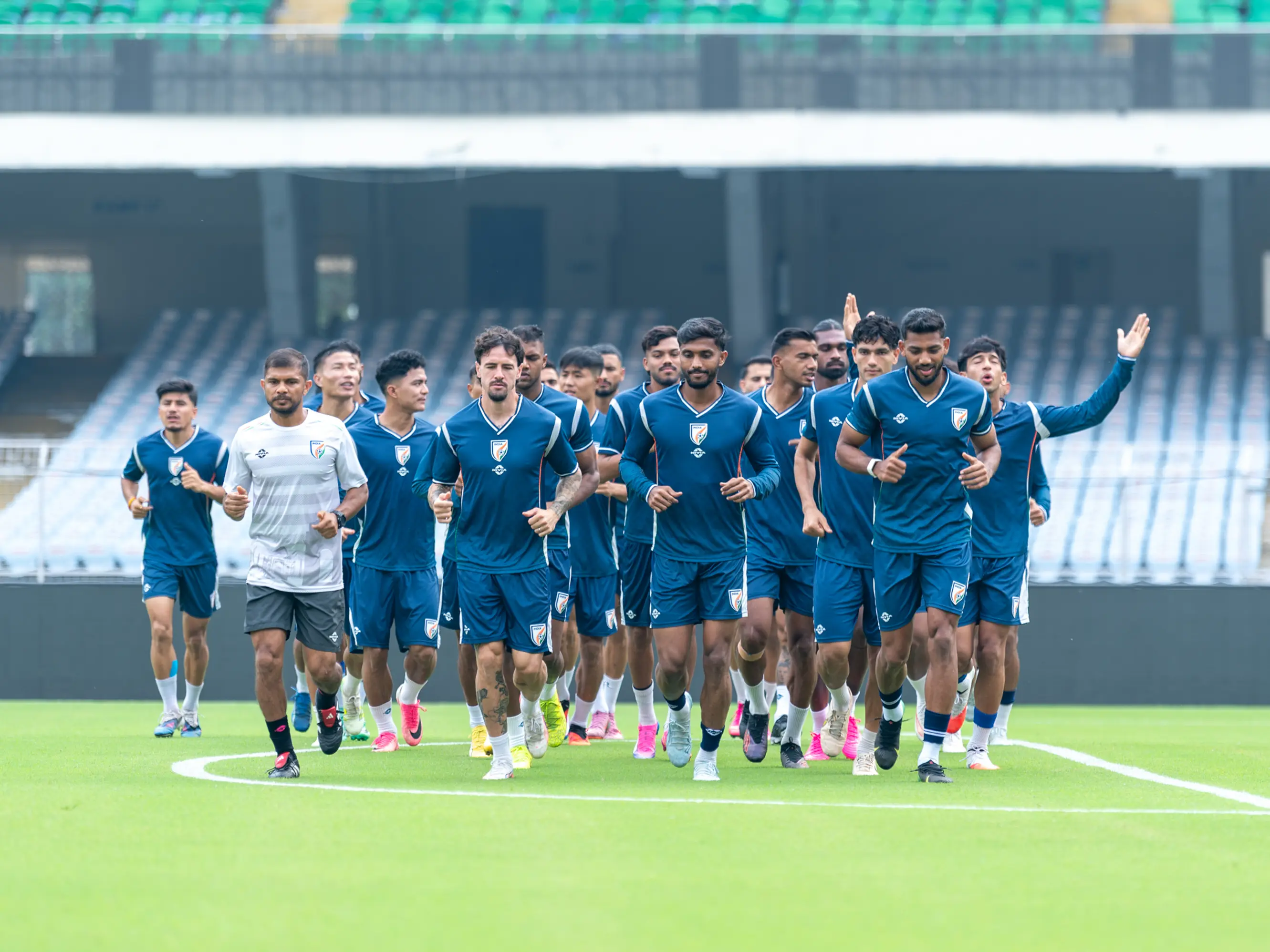 India vs Brazil: ‘We have to handle pressure’, Khalid Jamil tells players ahead of historic clash in Kolkata India vs Brazil: ‘We have to handle pressure’, Khalid Jamil tells players ahead of historic clash in Kolkata