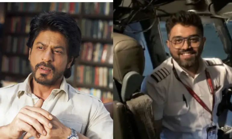 'The country is proud of you..' Shah Rukh Khan hails Indian pilot Smit Machchhar