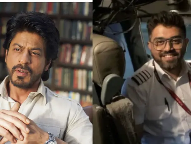 'The country is proud of you..' Shah Rukh Khan hails Indian pilot Smit Machchhar 'The country is proud of you..' Shah Rukh Khan hails Indian pilot Smit Machchhar