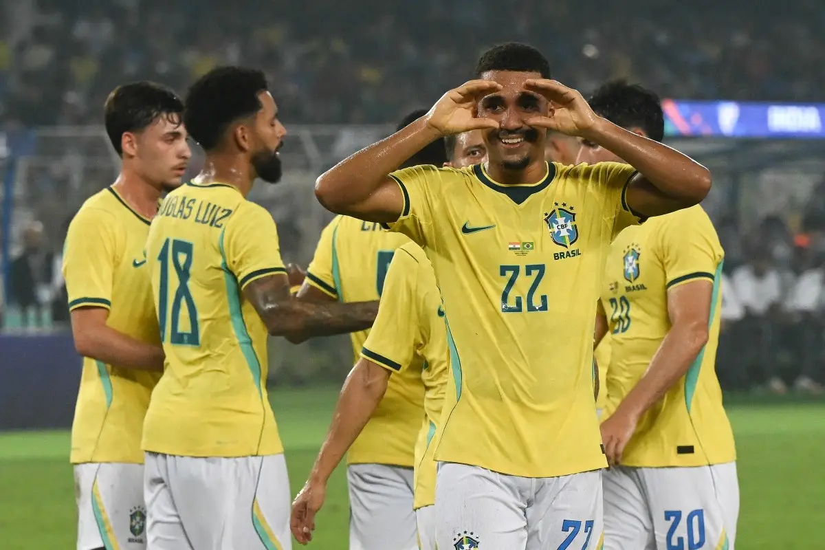 India vs Brazil: Ancelotti's Selecao run riot in Kolkata, beat Blue Tigers 4-0