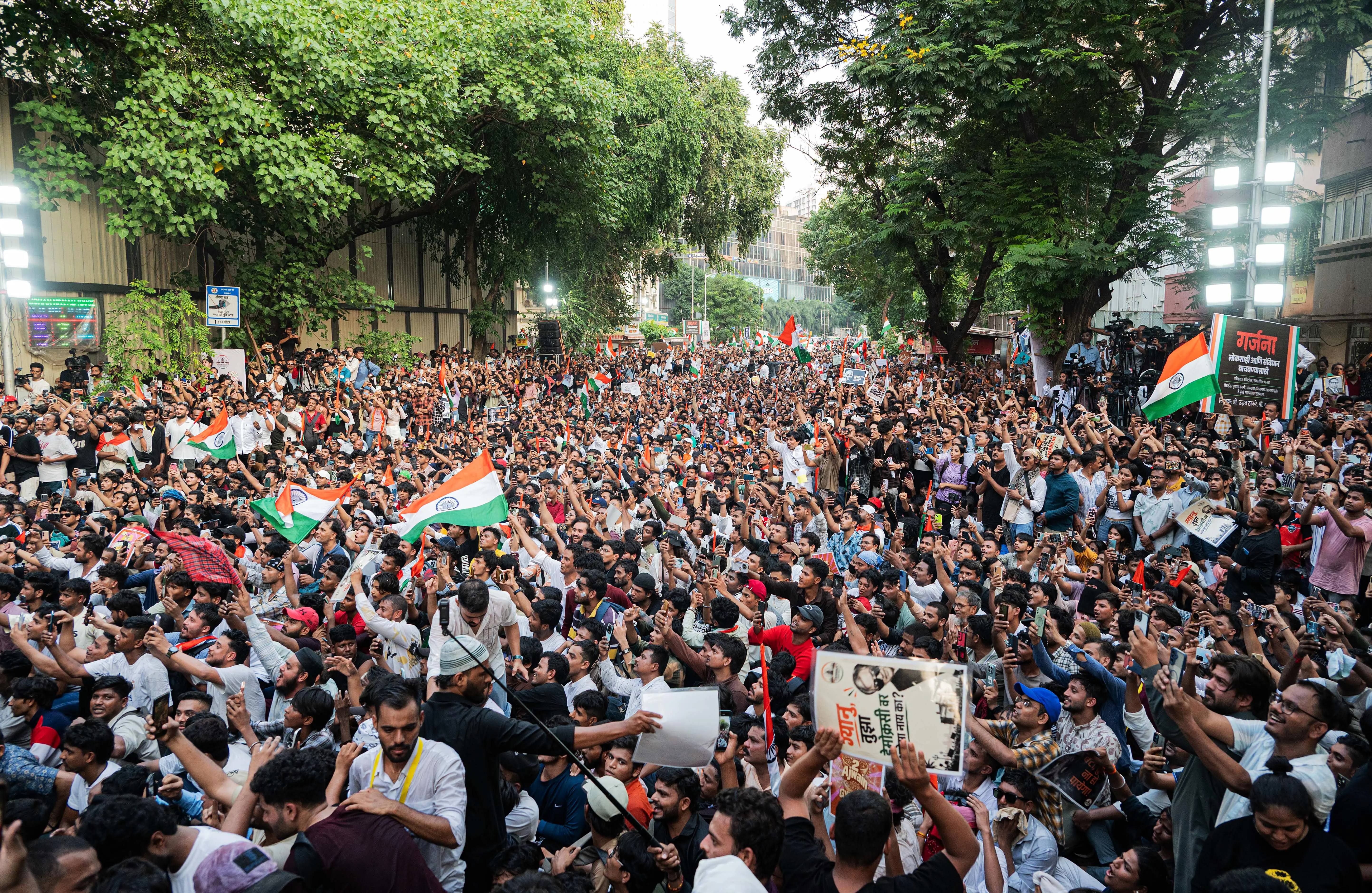 'Scrap SIR...': Uddhav, Raj Thackeray lead Mumbai protest against CEC Gyanesh Kumar