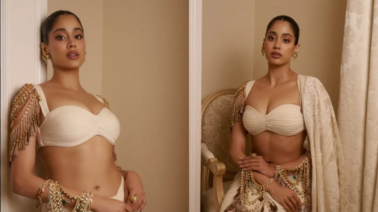 Janhvi Kapoor makes a stylish statement in Paris with exquisite Indian craftsmanship