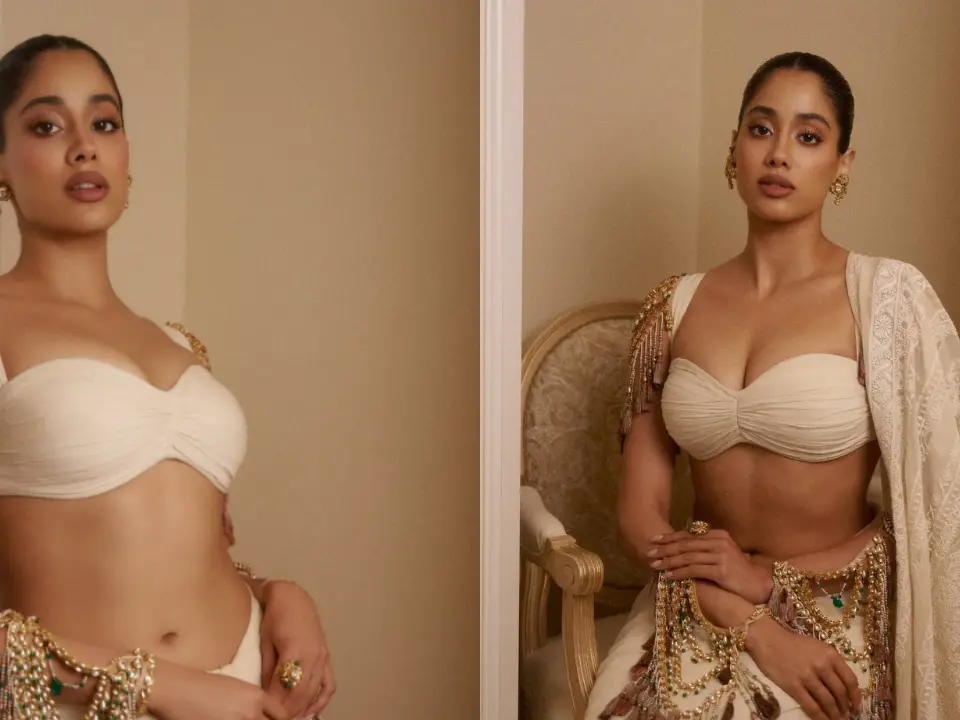 Janhvi Kapoor makes a stylish statement in Paris with exquisite Indian craftsmanship Janhvi Kapoor makes a stylish statement in Paris with exquisite Indian craftsmanship