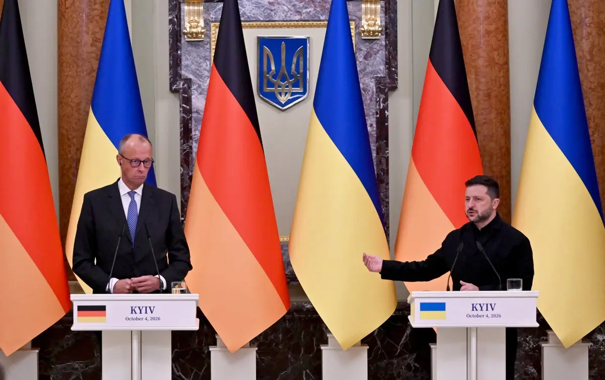 Germany pledges €1.3 billion aid to Ukraine during Merz's Kyiv visit