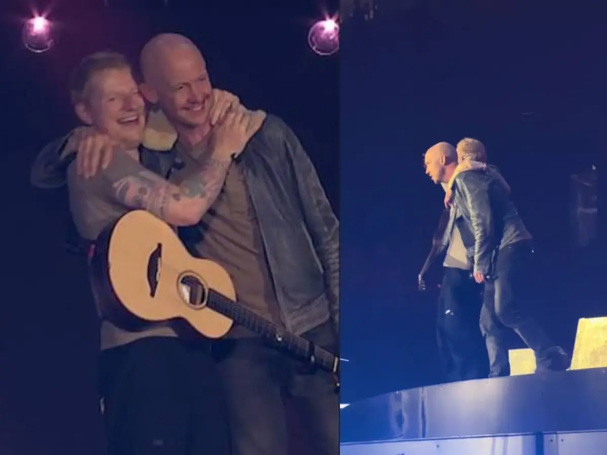 Ed Sheeran welcomes former Fray frontman Isaac Slade on stage amid Macklemore fallout