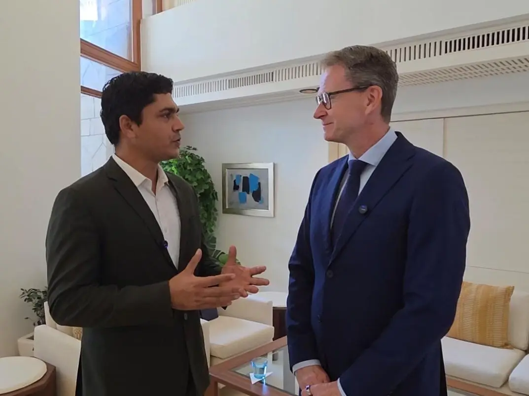 Finnish ambassador Mikko Kivikoski praises New Delhi’s engagement with Moscow & Kyiv; India, EU FTA to create "huge" market Finnish ambassador Mikko Kivikoski praises New Delhi’s engagement with Moscow & Kyiv; India, EU FTA to create "huge" market