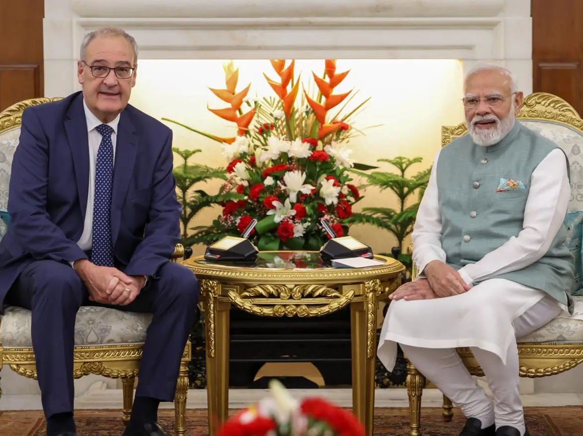 Switzerland expects India trade pact to deliver a significant boost to bilateral commerce, President Guy Parmelin says Switzerland expects India trade pact to deliver a significant boost to bilateral commerce, President Guy Parmelin says