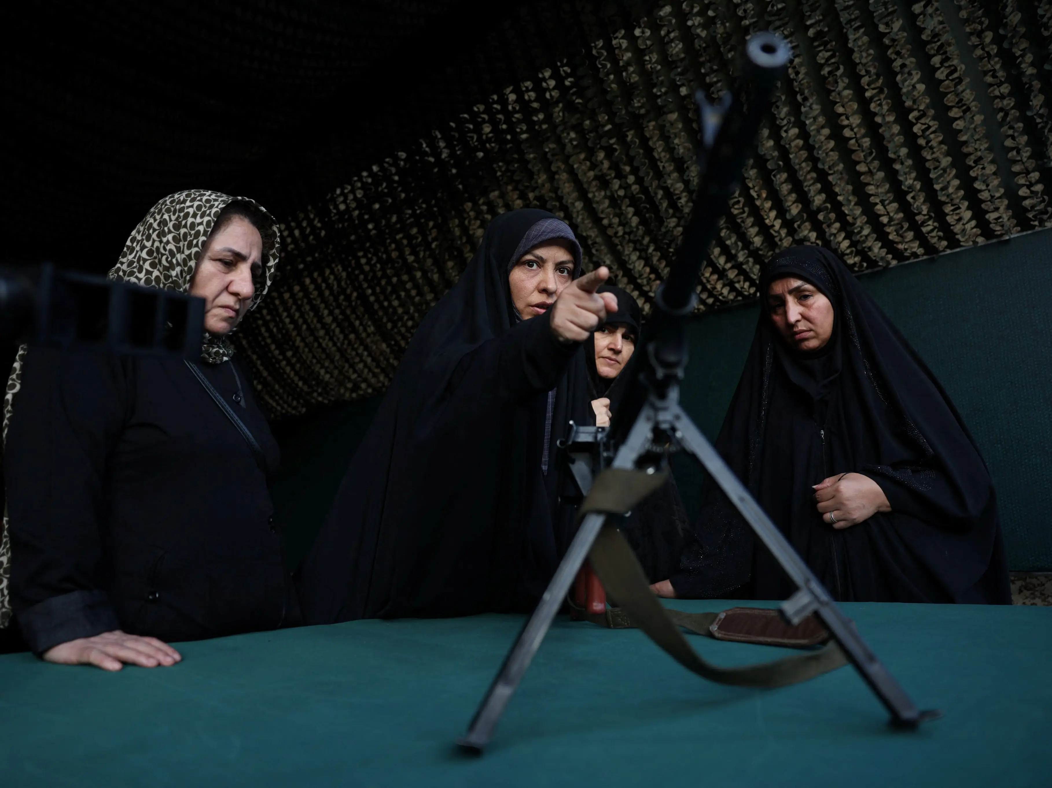 Iranian women undergo firearms training amid rising tensions with US, Israel Iranian women undergo firearms training amid rising tensions with US, Israel