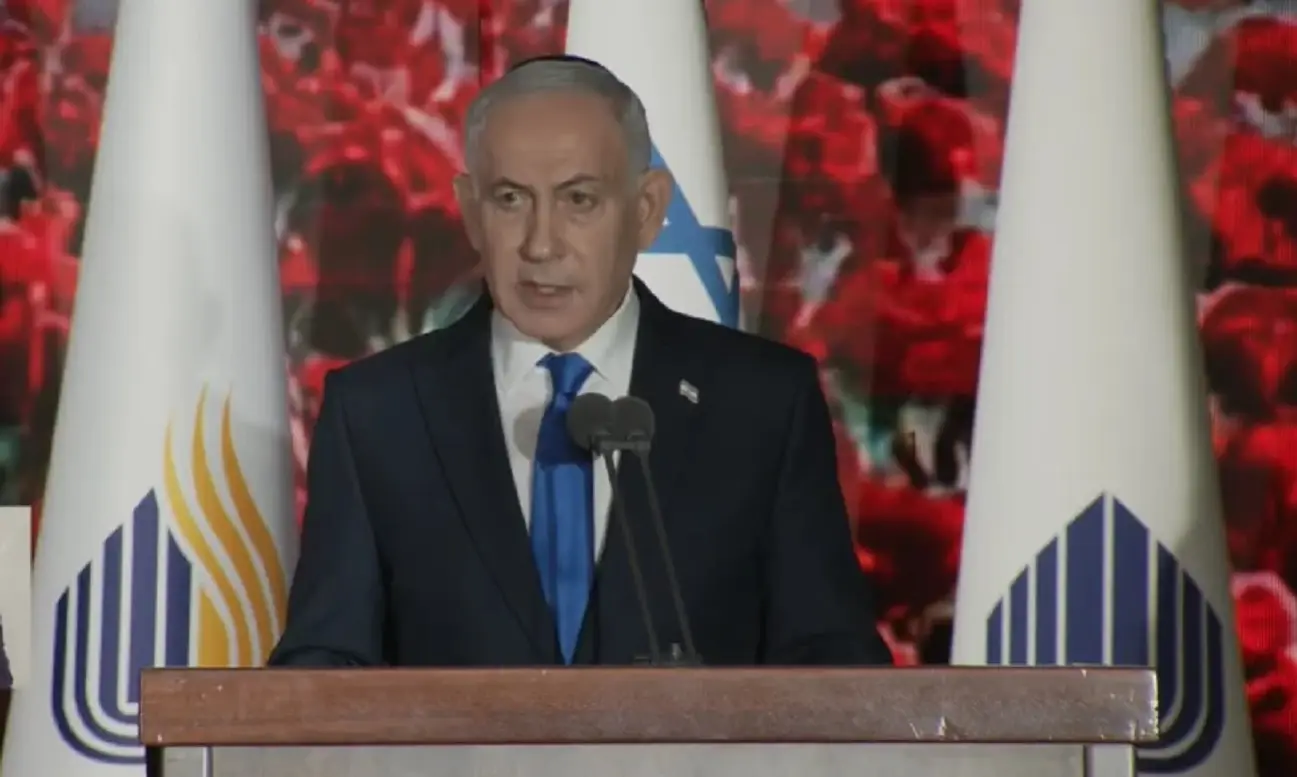 ‘We’ll settle score with everyone involved in Oct. 7 attack,’ says Netanyahu at memorial