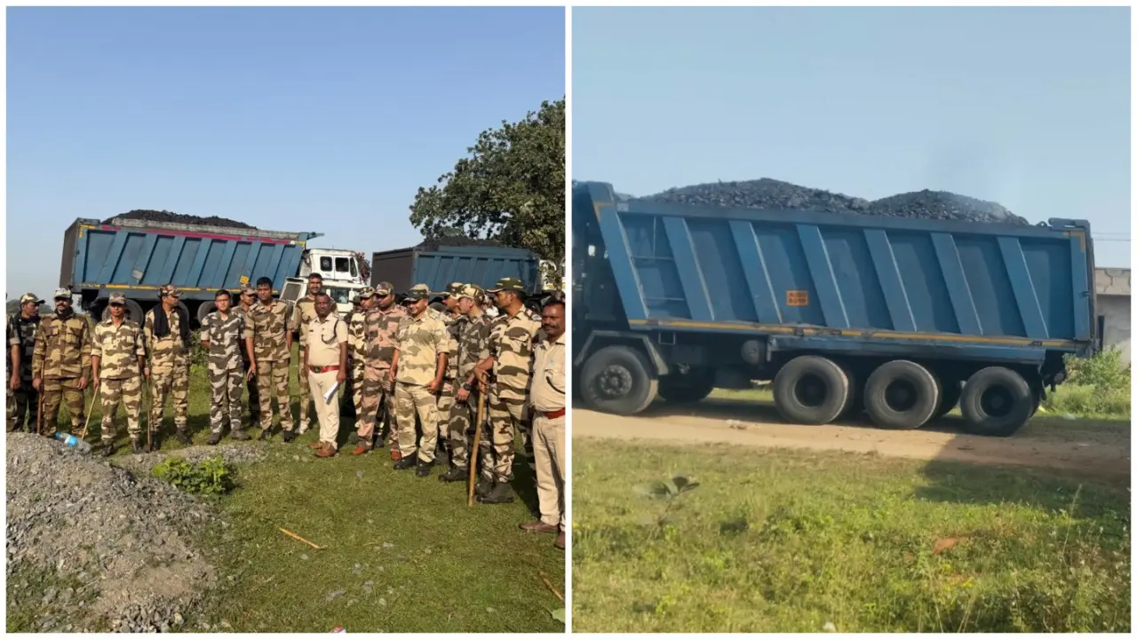 CISF cracks down on coal theft in Jharkhand, seizes 250 tonnes coal