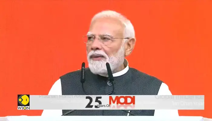 25 Years of PM Modi: Indian Prime Minister Modi hails people's support