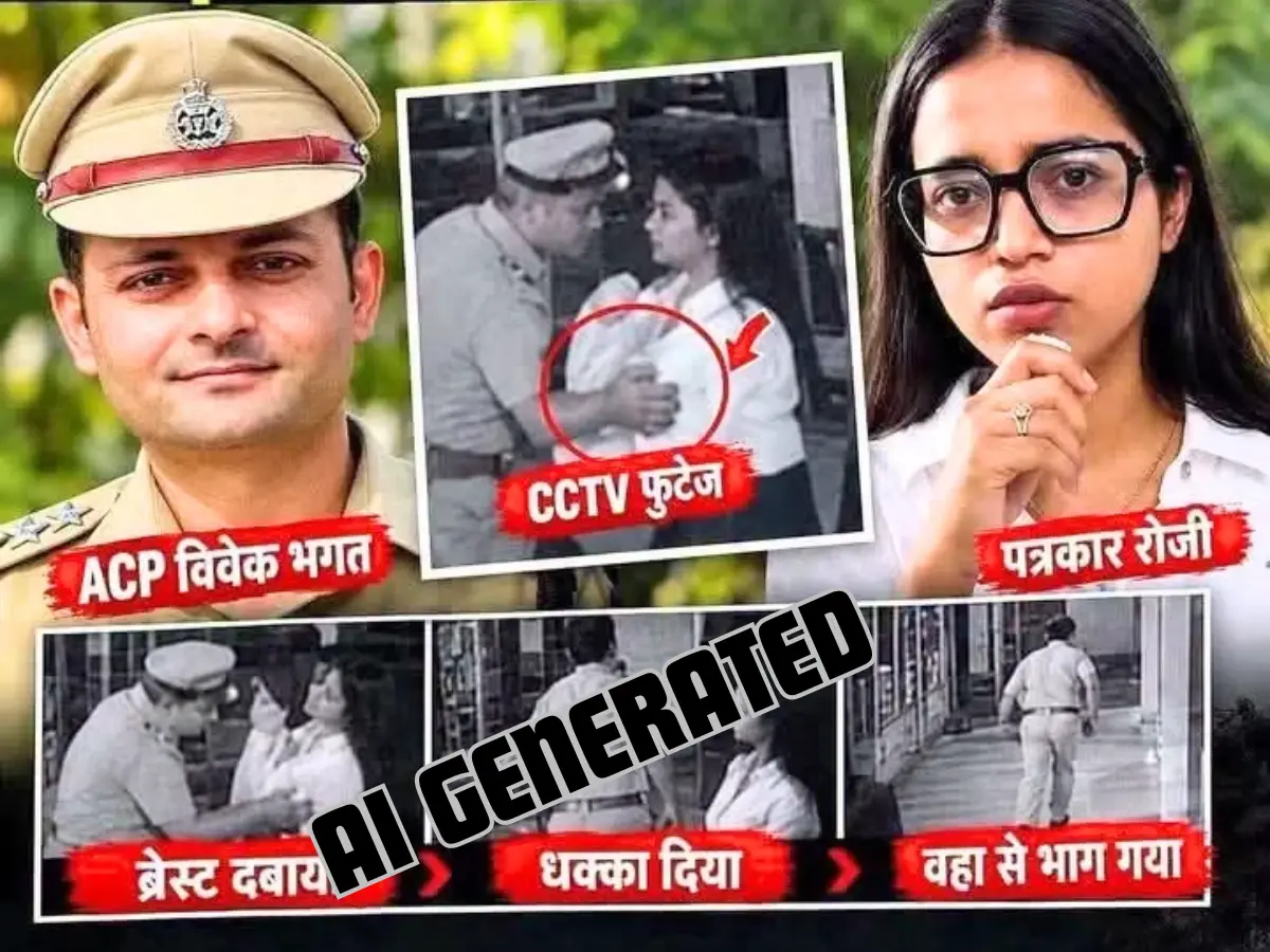 AI used to fabricate ‘evidence’ of molestation at anti-CEC protest? Delhi Police arrest man over fake ACP Vivek Bhagat CCTV video AI used to fabricate ‘evidence’ of molestation at anti-CEC protest? Delhi Police arrest man over fake ACP Vivek Bhagat CCTV video