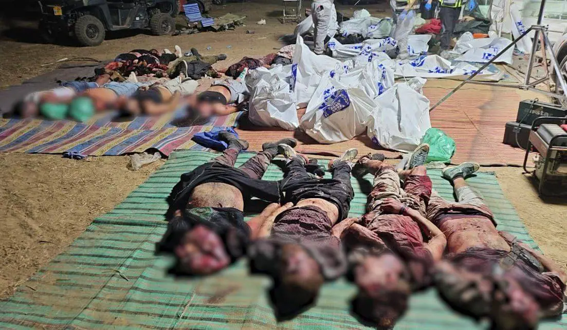 Bodies stacked together: The aftermath at Nova