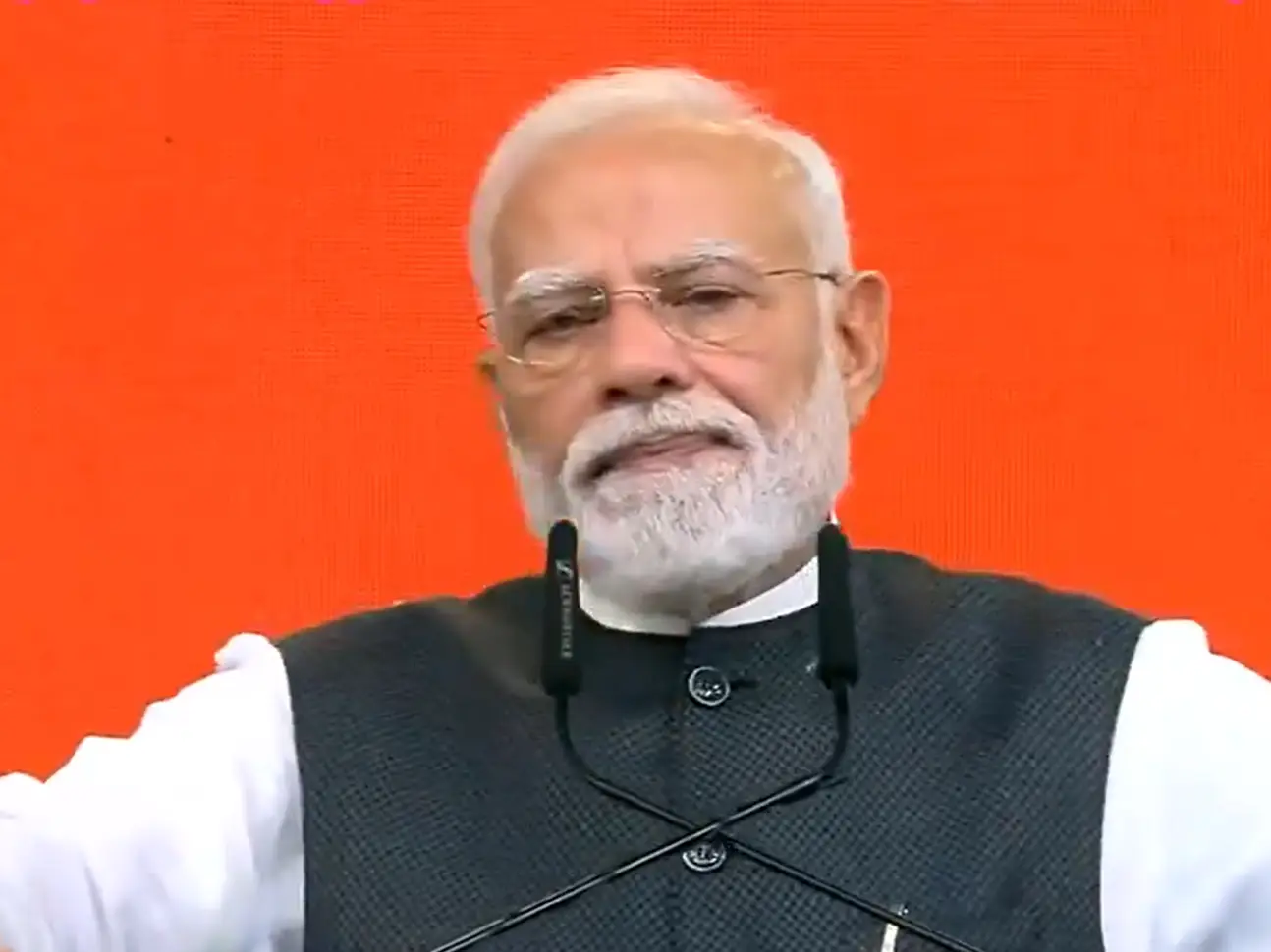 PM Modi says he ‘lived for mission, not political ambition’; state CMs attend Viksit Bharat Sankalp Sabha PM Modi says he ‘lived for mission, not political ambition’; state CMs attend Viksit Bharat Sankalp Sabha