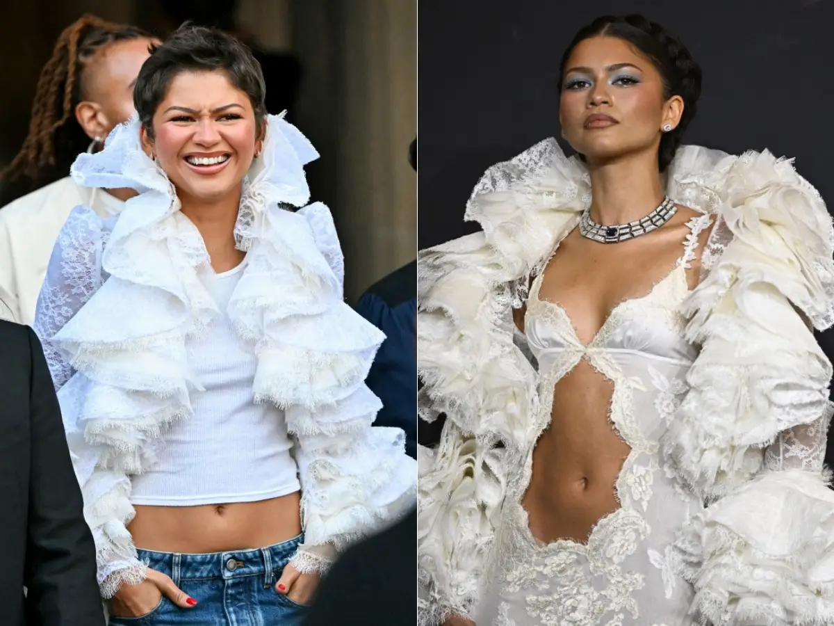Zendaya gives The Odyssey white lace jacket a stylish twist at Paris Fashion Week 2026 Zendaya gives The Odyssey white lace jacket a stylish twist at Paris Fashion Week 2026