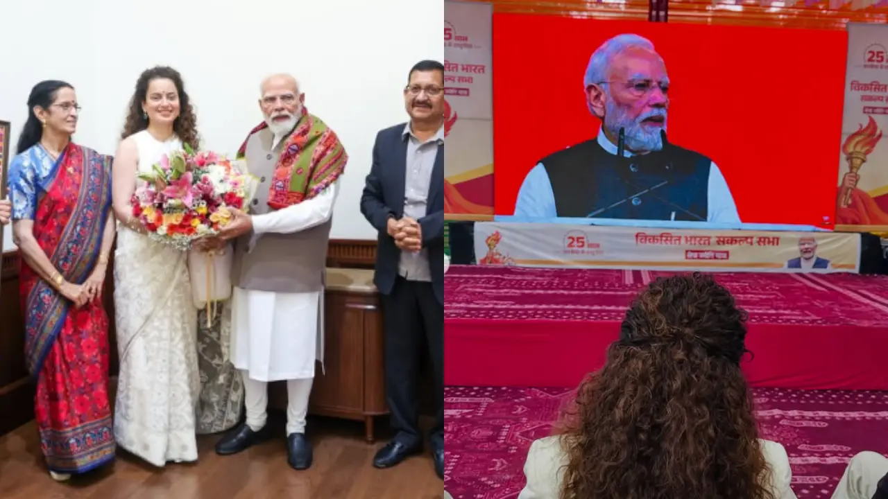 Kangana Ranaut praises PM Modi as he completes 25 years in public service: 'An inspiring journey'
