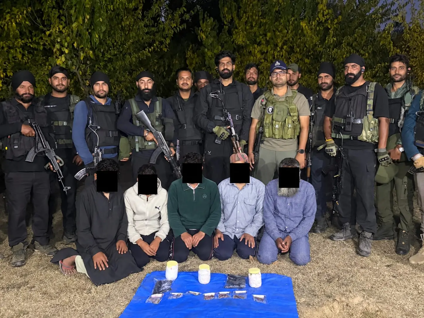 Kulgam Police arrest five terrorist associates, recover arms and ammunition