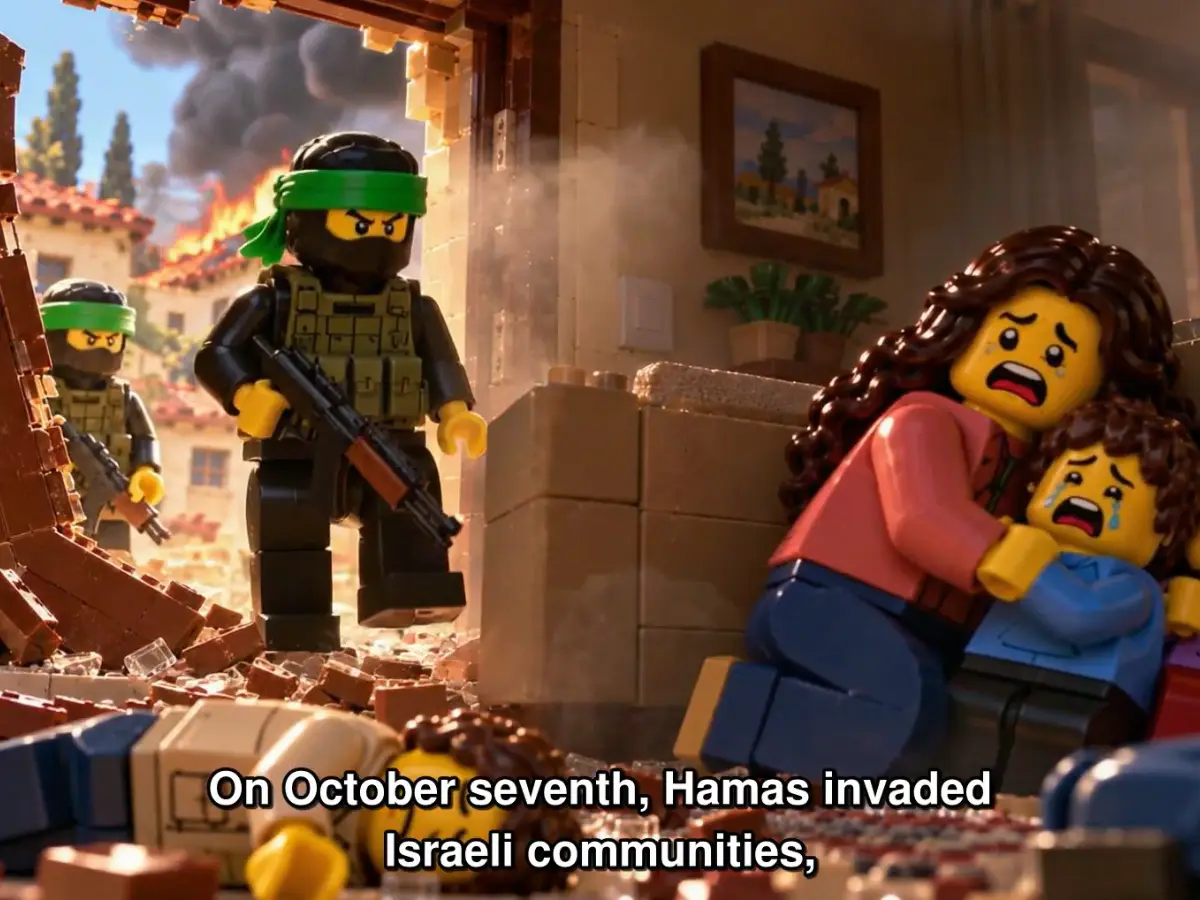 Netanyahu posts Lego video denying Israel is committing genocide in Gaza on October 7 anniversary Netanyahu posts Lego video denying Israel is committing genocide in Gaza on October 7 anniversary
