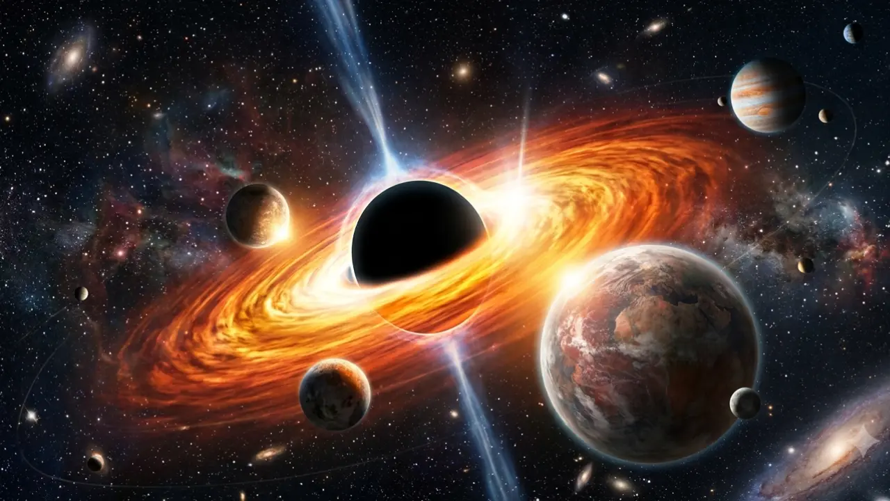 Not just killers, but creators: Black holes could birth planets and even stars, study finds