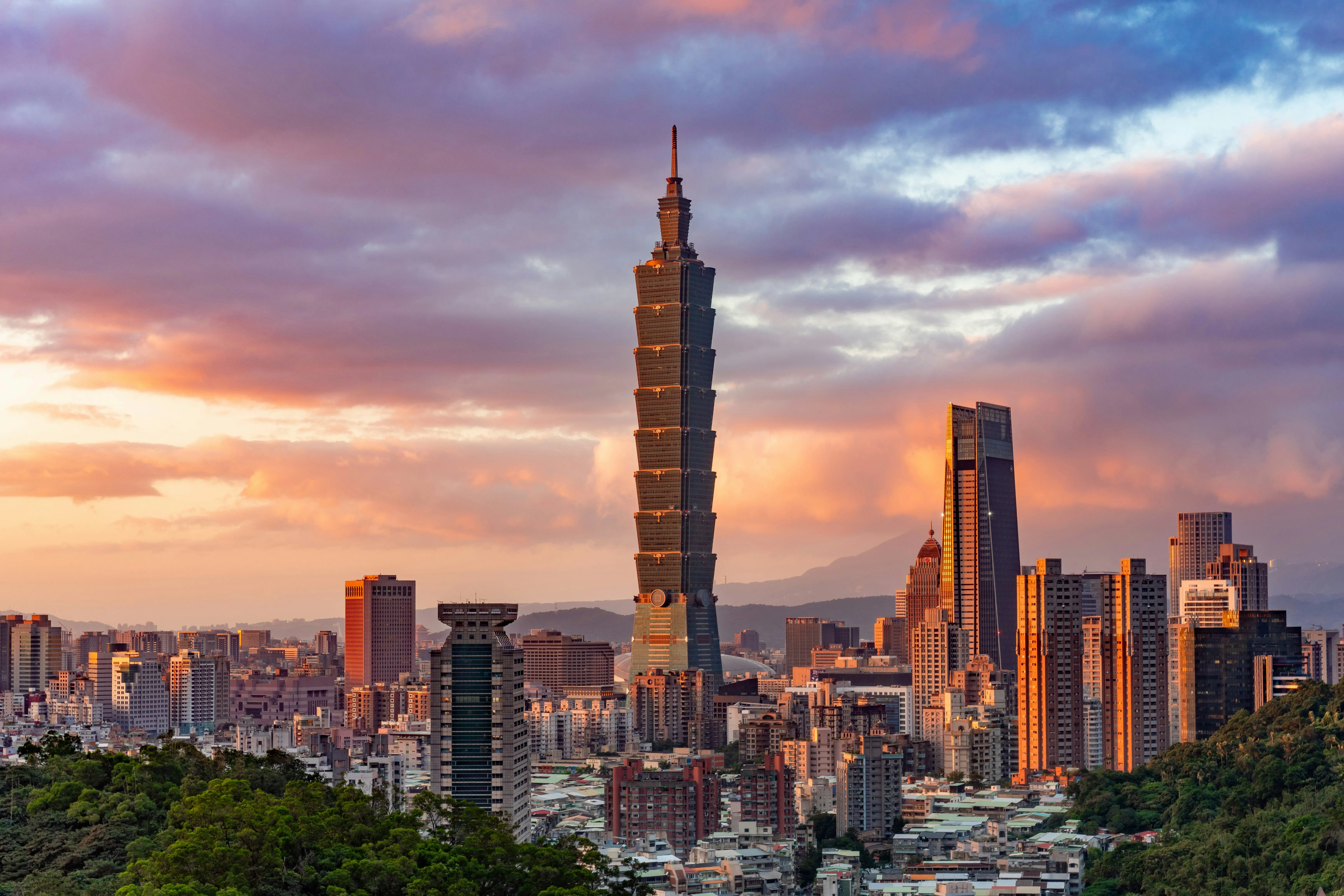 Taiwan tops the chart
