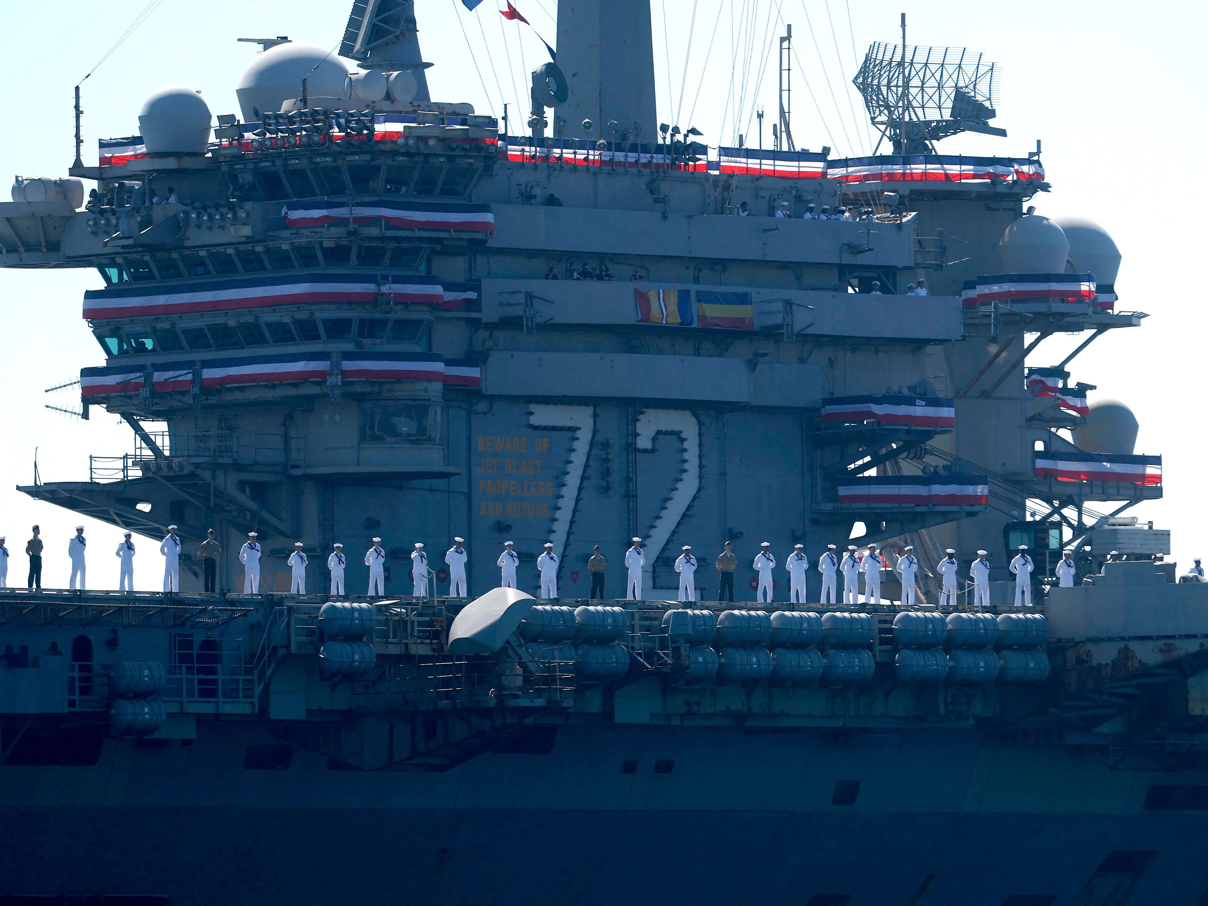 Food shortages, suicide attempts and more: USS Abraham Lincoln returns to US after 321 day deployment supporting war on Iran — The whole row explained