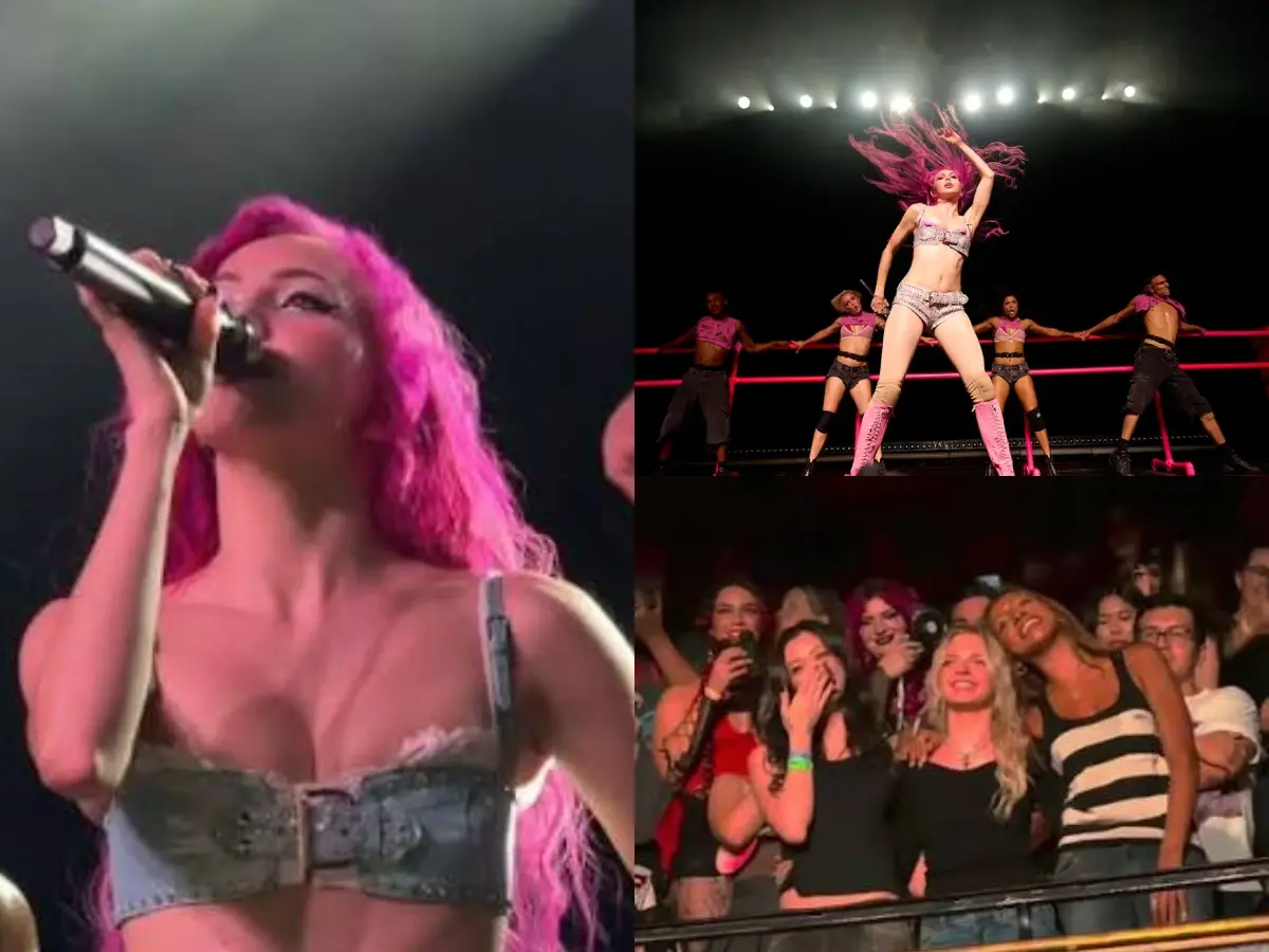 Adéla Shouts Out KATSEYE Members at Los Angeles Concert