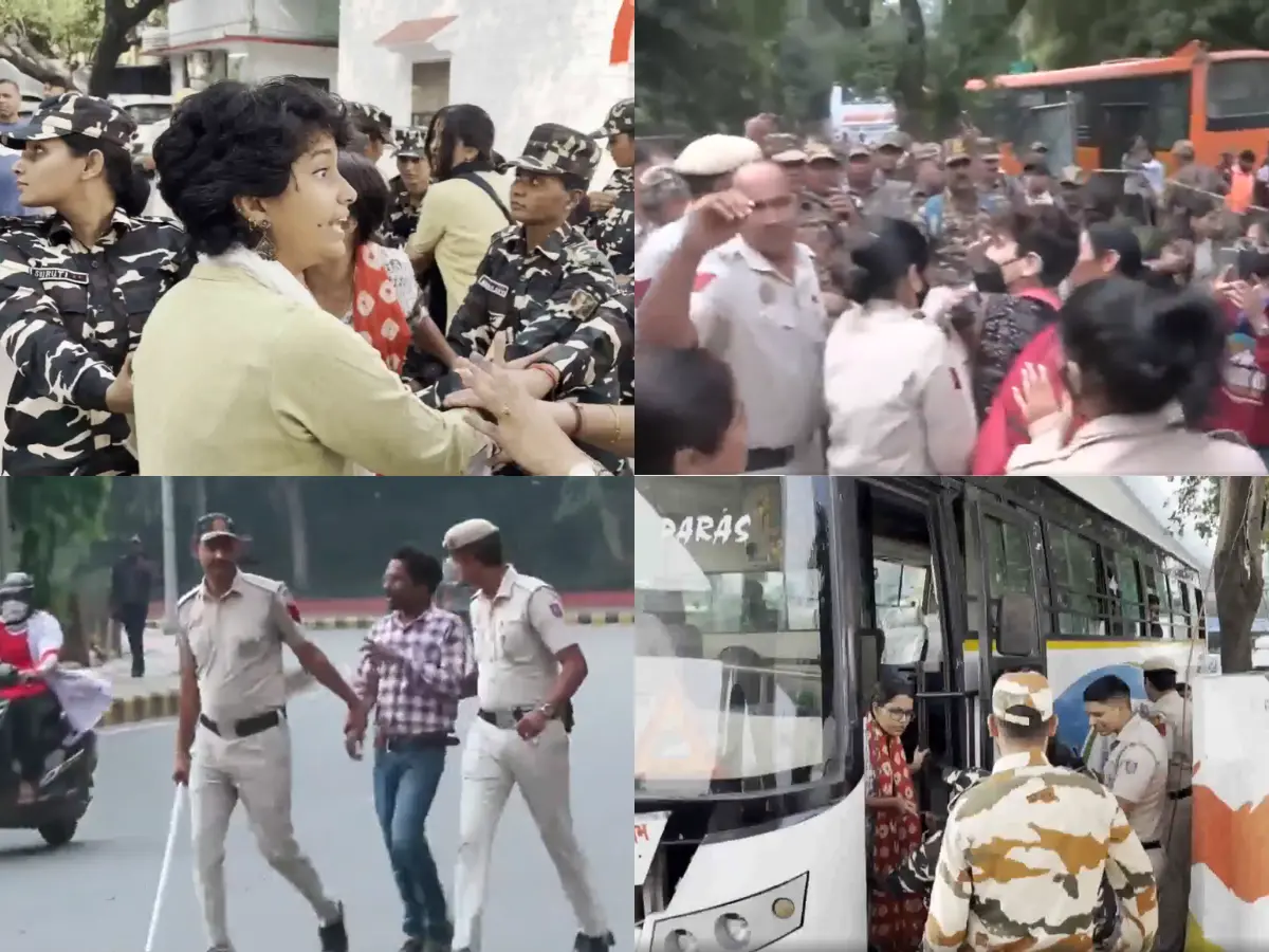 Around 500 detained, 50 'anti-social elements' with criminal antecedents apprehended ahead of CJP protest against CEC Gyanesh Kumar: Delhi Police Around 500 detained, 50 'anti-social elements' with criminal antecedents apprehended ahead of CJP protest against CEC Gyanesh Kumar: Delhi Police