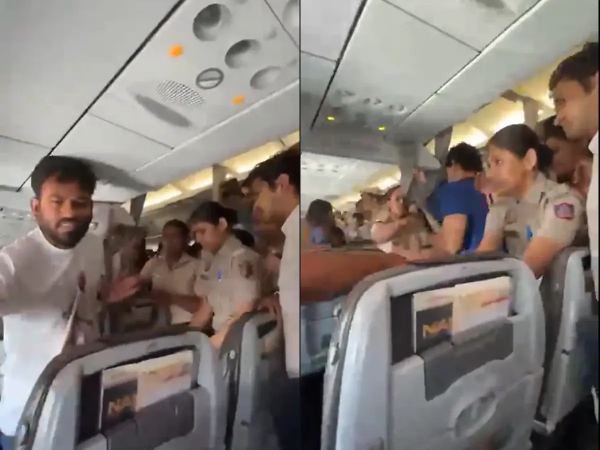 'Even Indira Gandhi didn't do this': Abhijeet Dipke, Saurav Das and Ashutosh Ranka detained from inside their flight | Watch video