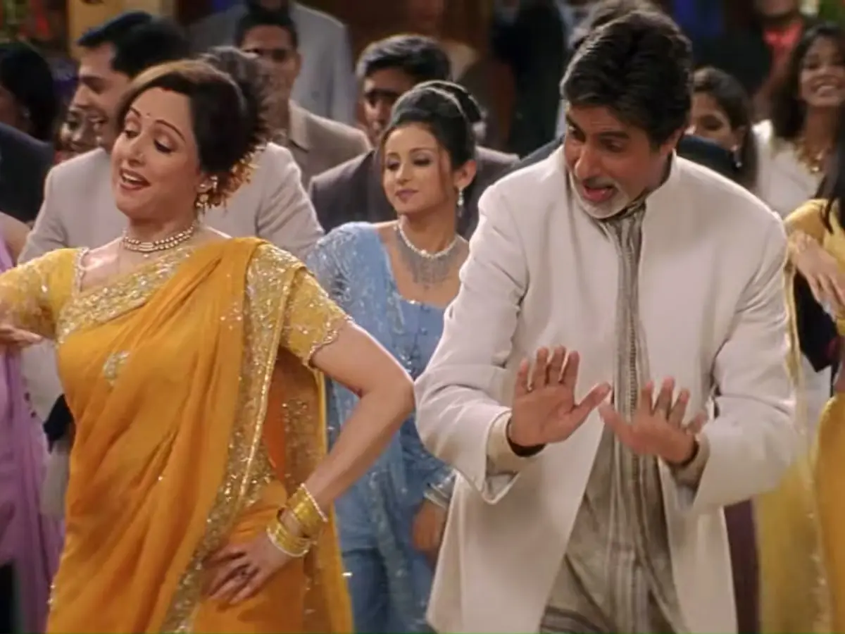 Amitabh Bachchan and Hema Malini