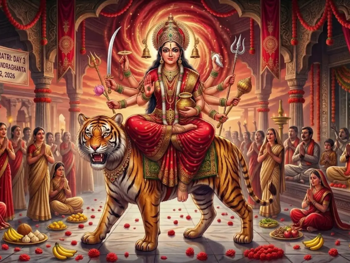 Day 3: October 13, Maa Chandraghanta