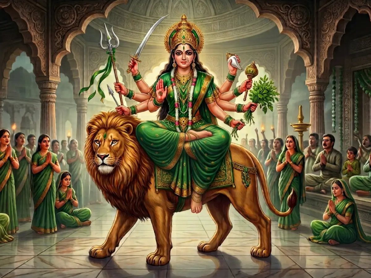 Day 6: October 16, Maa Katyayani