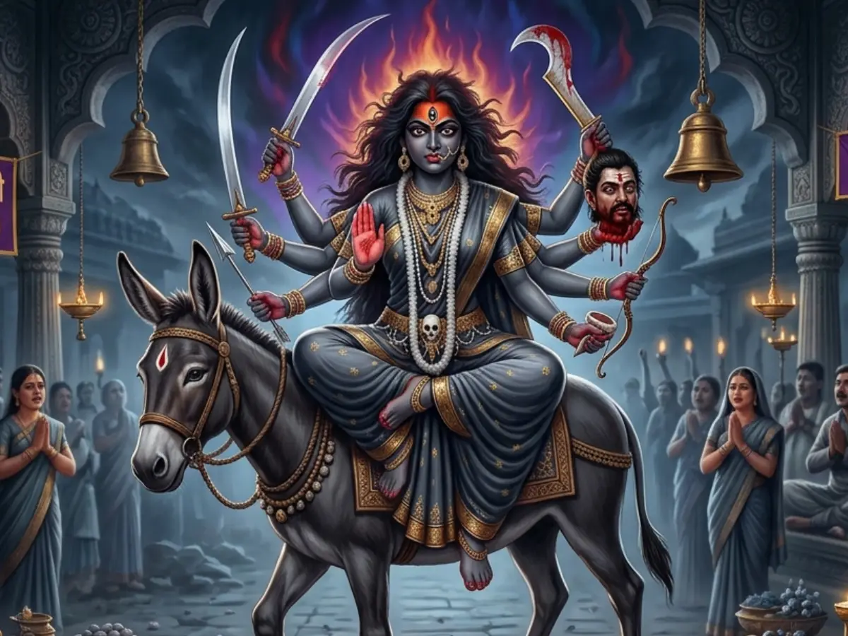 Day 7: October 17, Maa Kalaratri