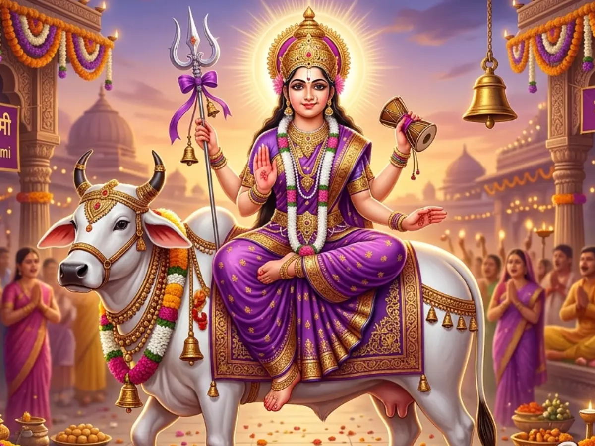 Day 8: October 18, Maa Mahagauri