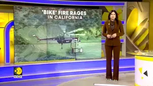 Bike fire burns 172 acres in California, Evacuation alert issued as wildfire spreads