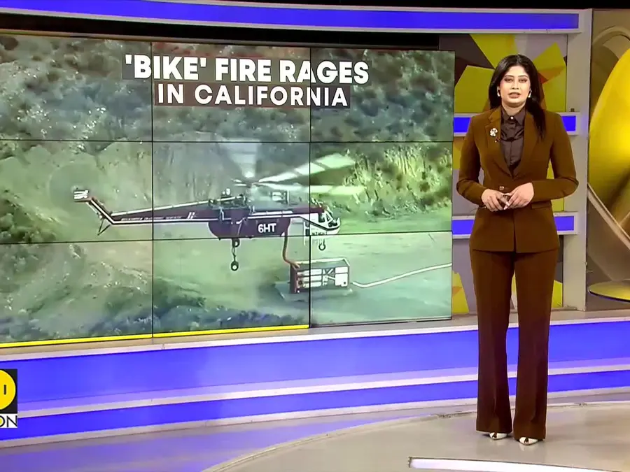 Bike fire burns 172 acres in California, Evacuation alert issued as wildfire spreads