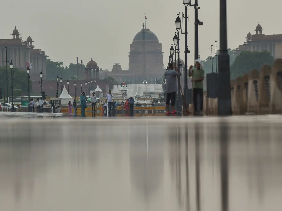 Heavy Rain Lashes Delhi, Yellow Alert Issued