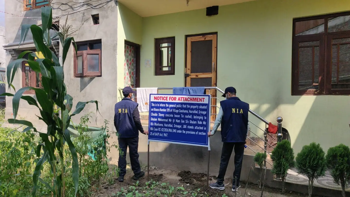 NIA attaches Srinagar property used to harbour Pakistani LeT terrorists