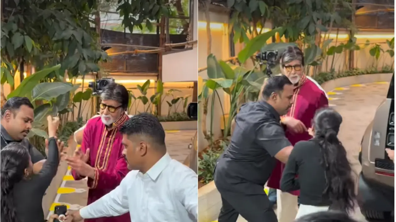 Amitabh Bachchan declines fan's handshake on 84th birthday, viral video divides internet | Watch